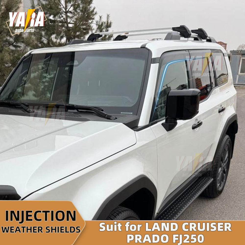 Injection Weather Shields for Toyota Land Cruiser Prado FJ250 (2024+) – Slimline Window Visors