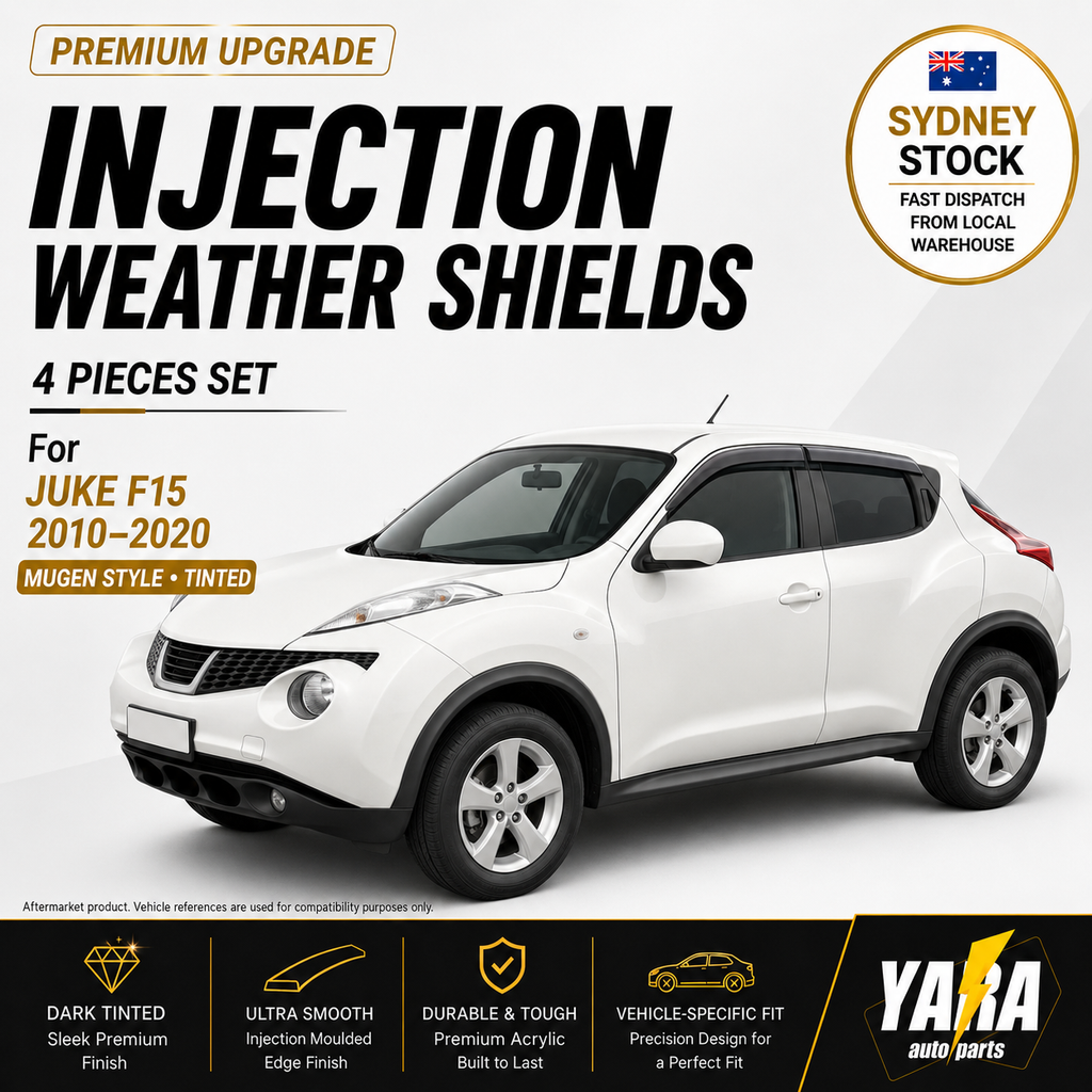 Injection Mugen Weather Shields For Nissan Juke F15 2010–2020 4PCS