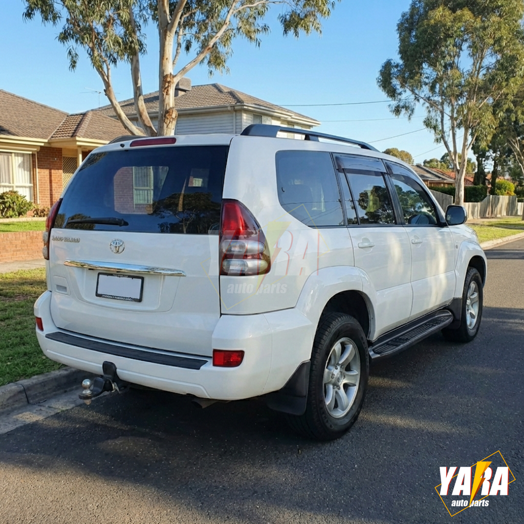 Premium Weather Shields for Toyota Prado 120 2003–2009 | 4PCS Tinted Visors