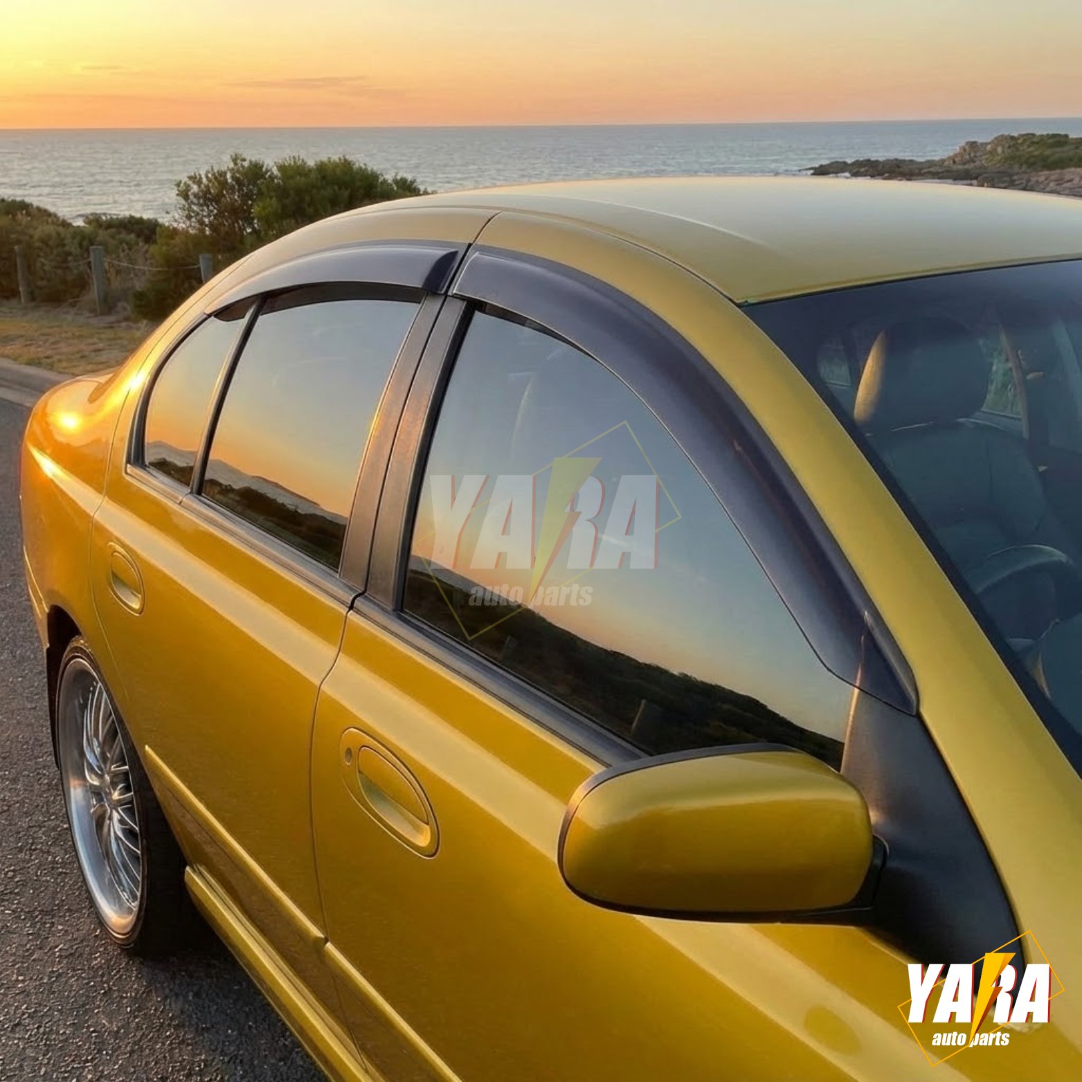 For 02-08 Ford Falcon BA BF Sedan Injection Weathershields Weather shields tinte