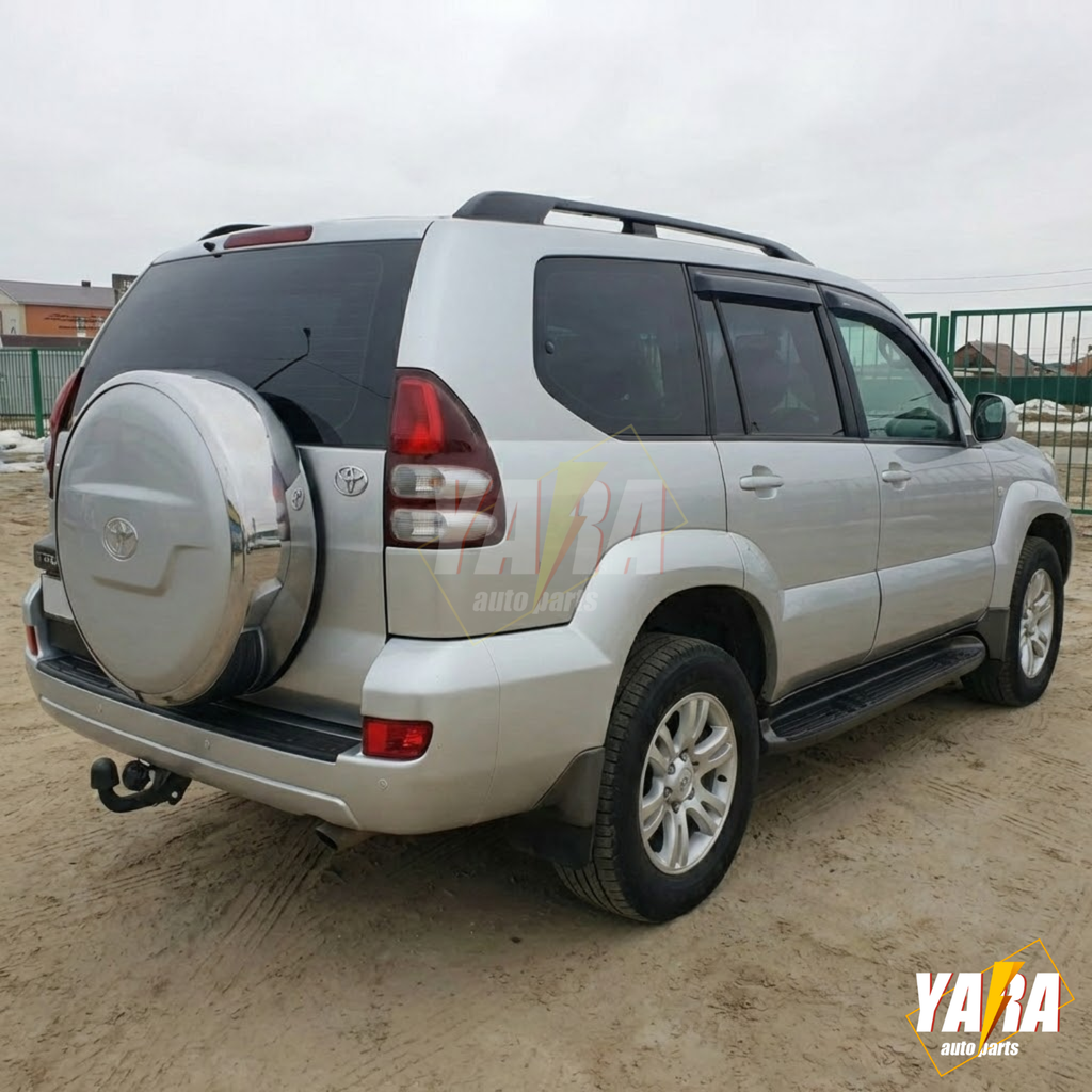 Slim Weather shields Weathershields  suitable for Prado FJ120 2003-2009 tinted