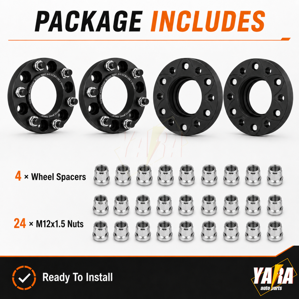 4pcs 35mm 6x139.7 93.1CB M12x1.5 Hub Centric Wheel Spacers 4PCS for Ford Ranger Mazda BT-50