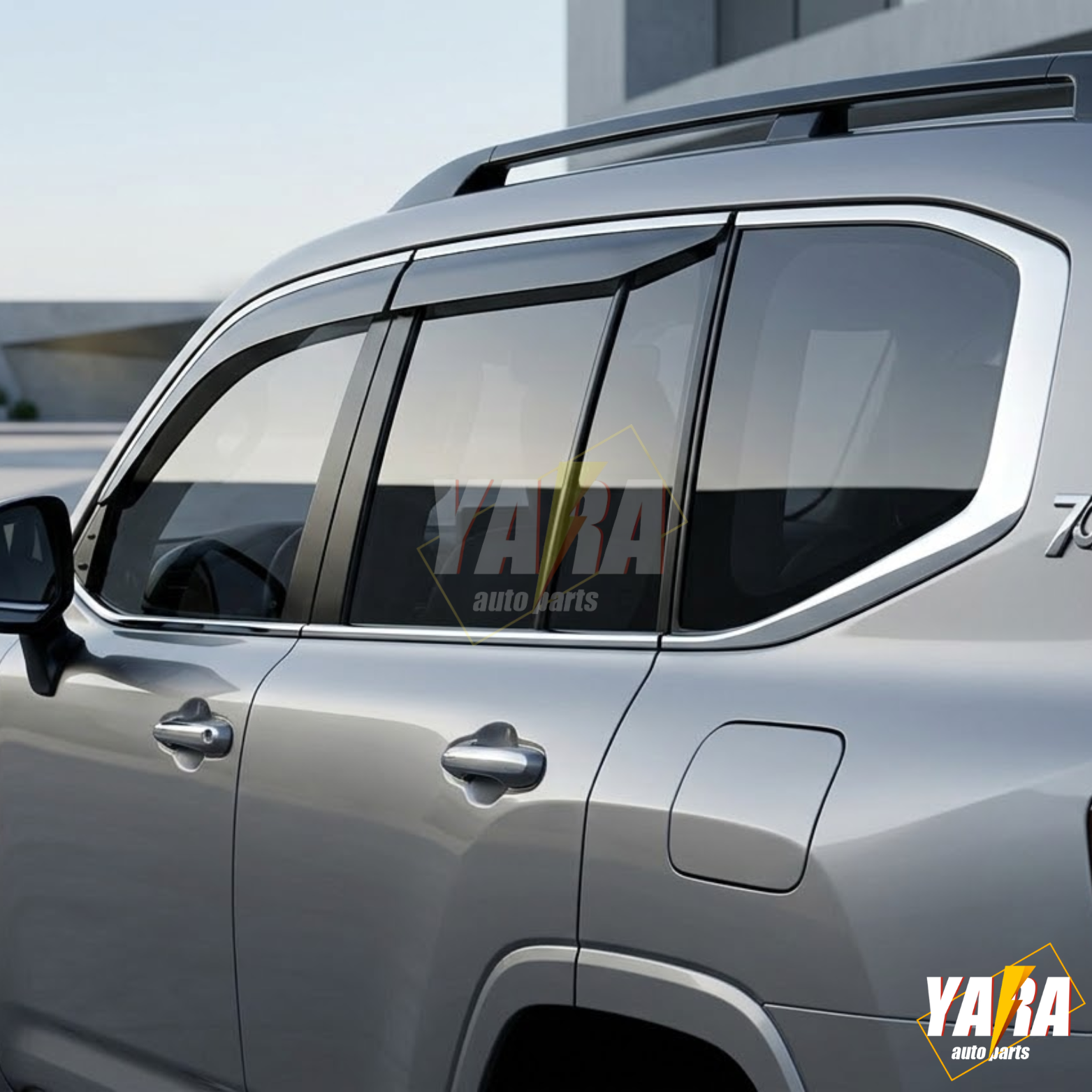 Stainless Steel Injection Weather Shields for Toyota Landcruiser 300 2021+