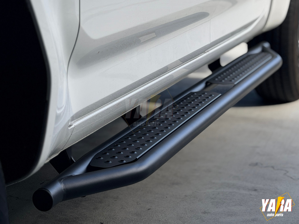 Kia Tasman Heavy Duty Steel Side Steps | Off-Road Rock Slider Style Running Boards (2025+)