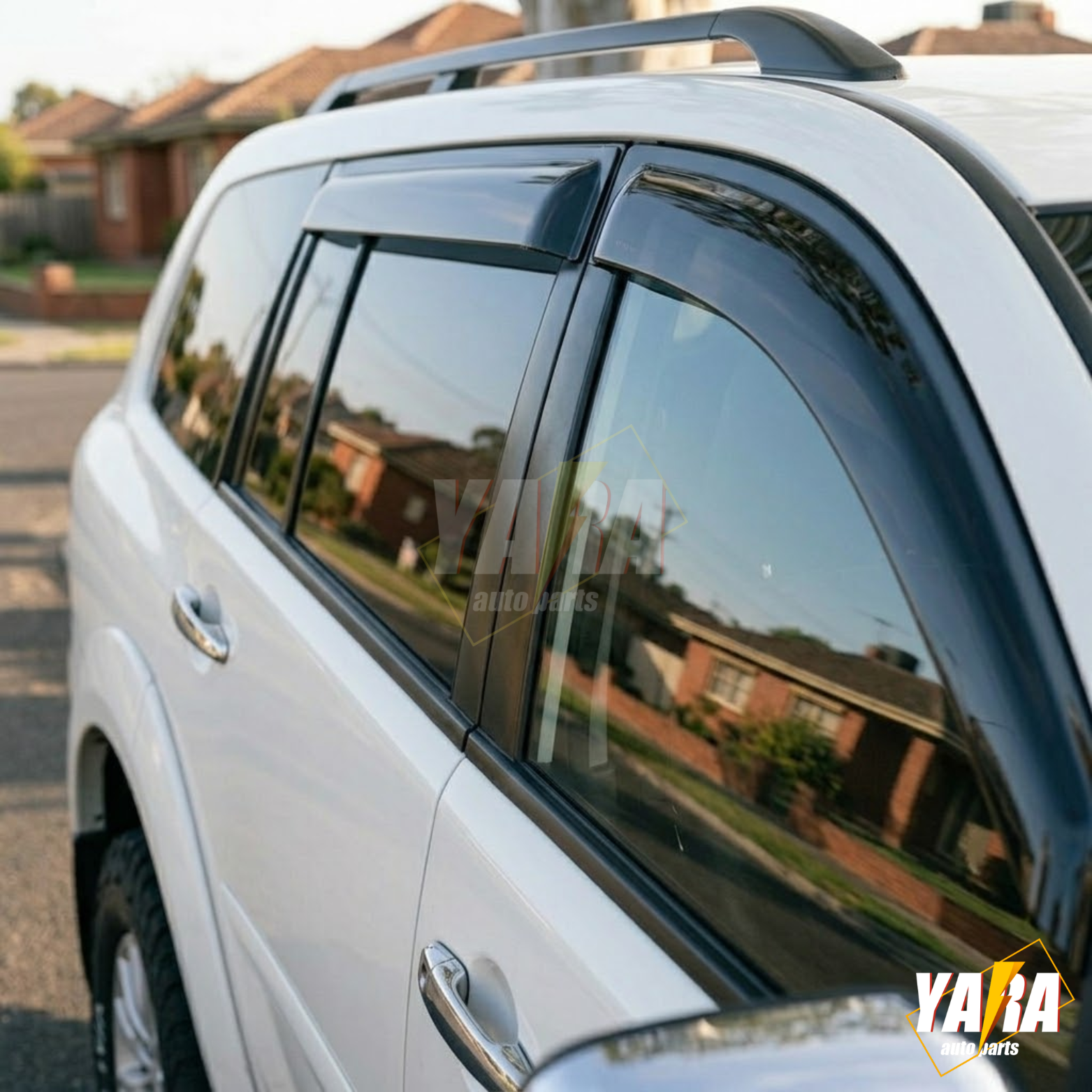 Injection Weather shields Weathershields Suitable for Mitsubishi Challenger 2009-2015