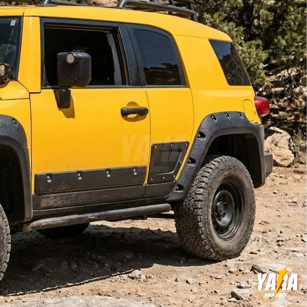 Pocket Style  texture Fender Flares Suitable For 2007-2014  FJ Cruiser 6pcs