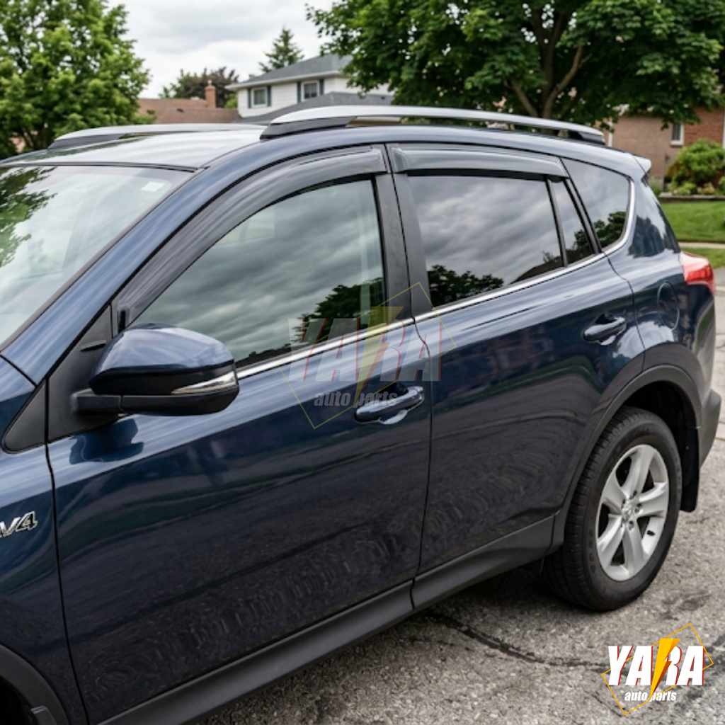 Injection Weather Shields Weathershields Window Visors suitable for Rav4 2013-18
