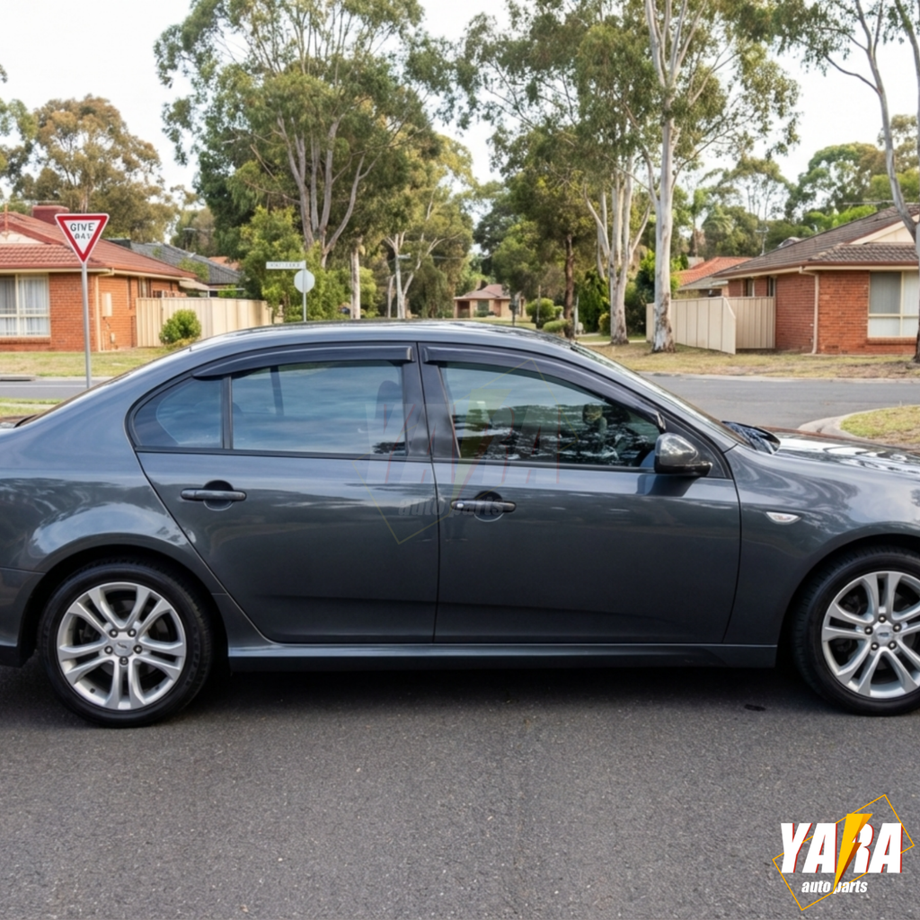 INJ Weather shields Weathershields Window visors for Ford Falcon FG Sedan 08-19