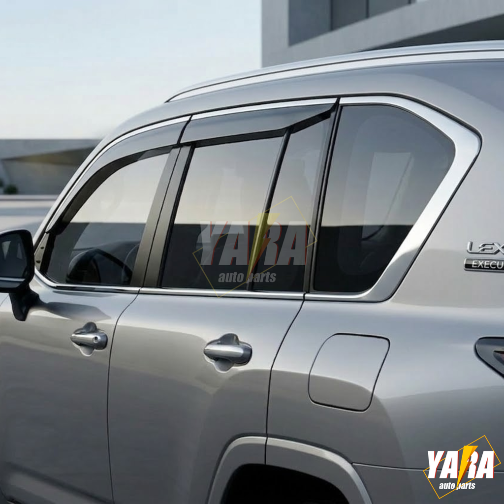 Stainless Steel Weather Shields for Lexus LX Series LX500d LX600 2021+