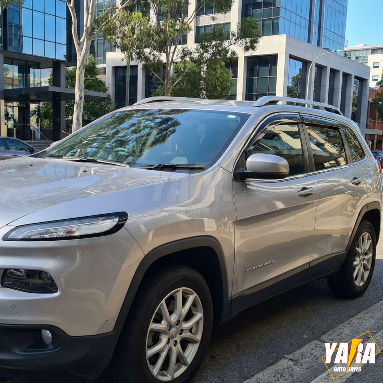 Injection Weather Shields Weathershields Suitable for Jeep Cherokee 2014-2018