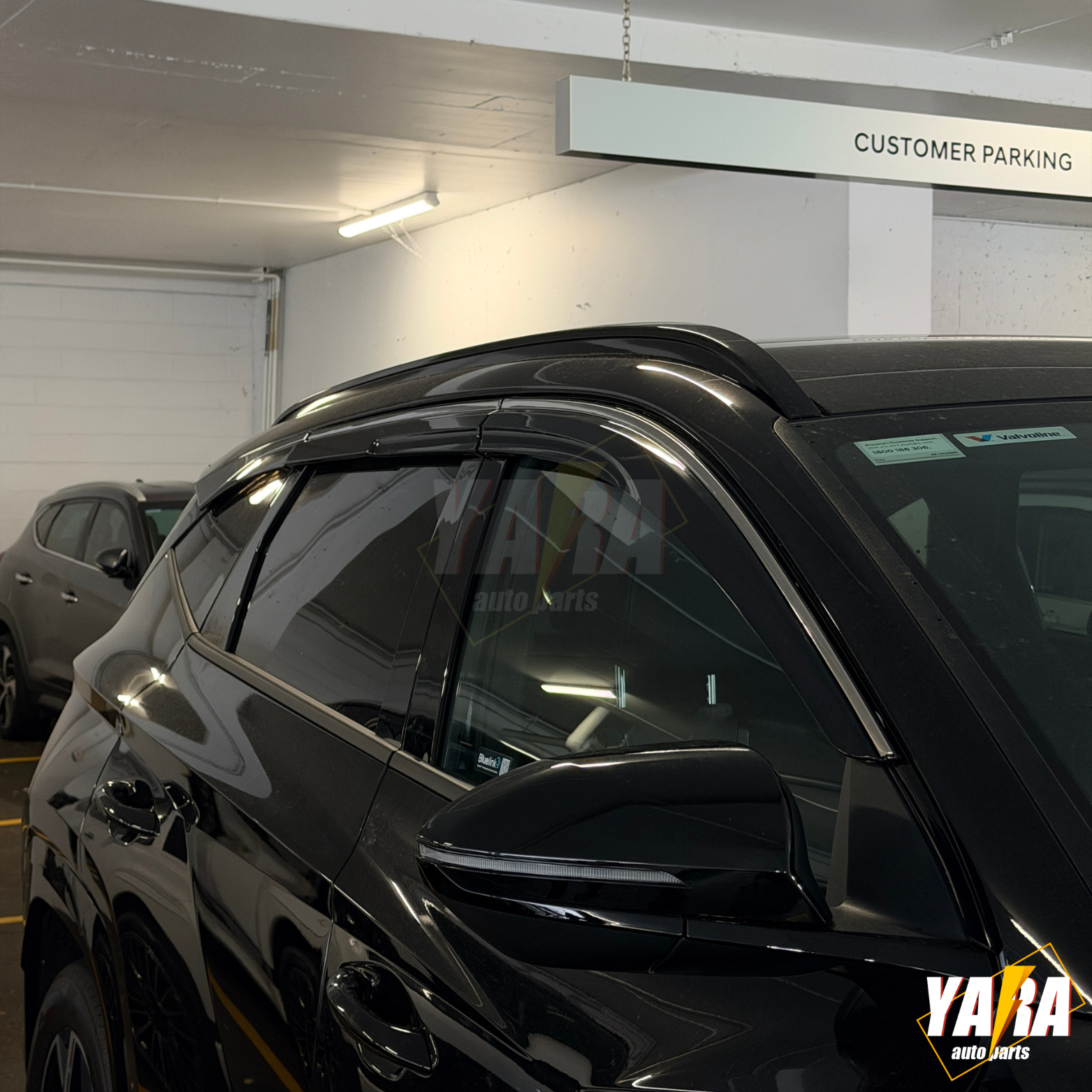 Injection Stainless Steel Weather Shields for Hyundai Tucson 2021-Onwards 6pcs