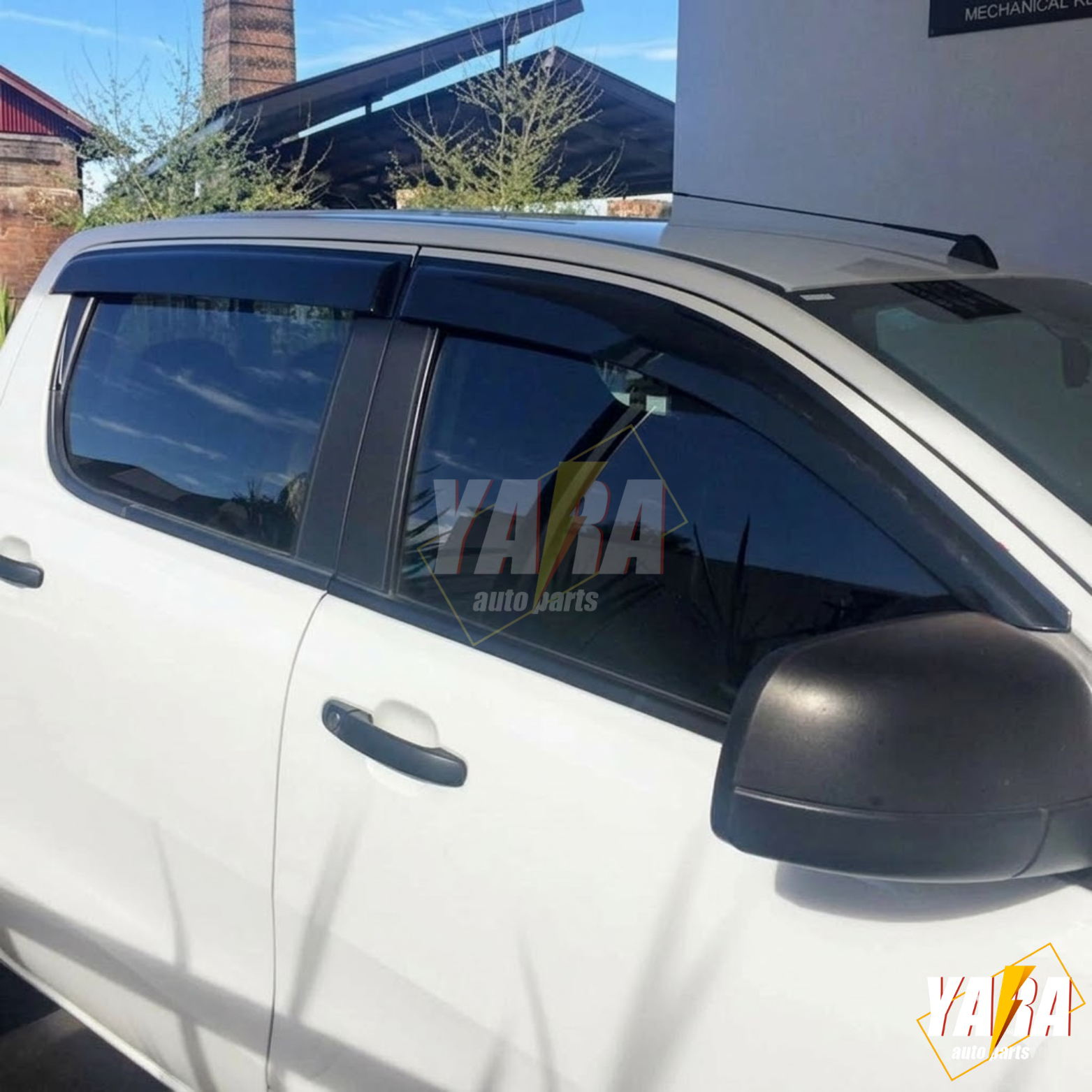 Injection Weather Shields Window Visors for Mazda BT-50 Dual Cab 2011–2020 Tinted 4pcs