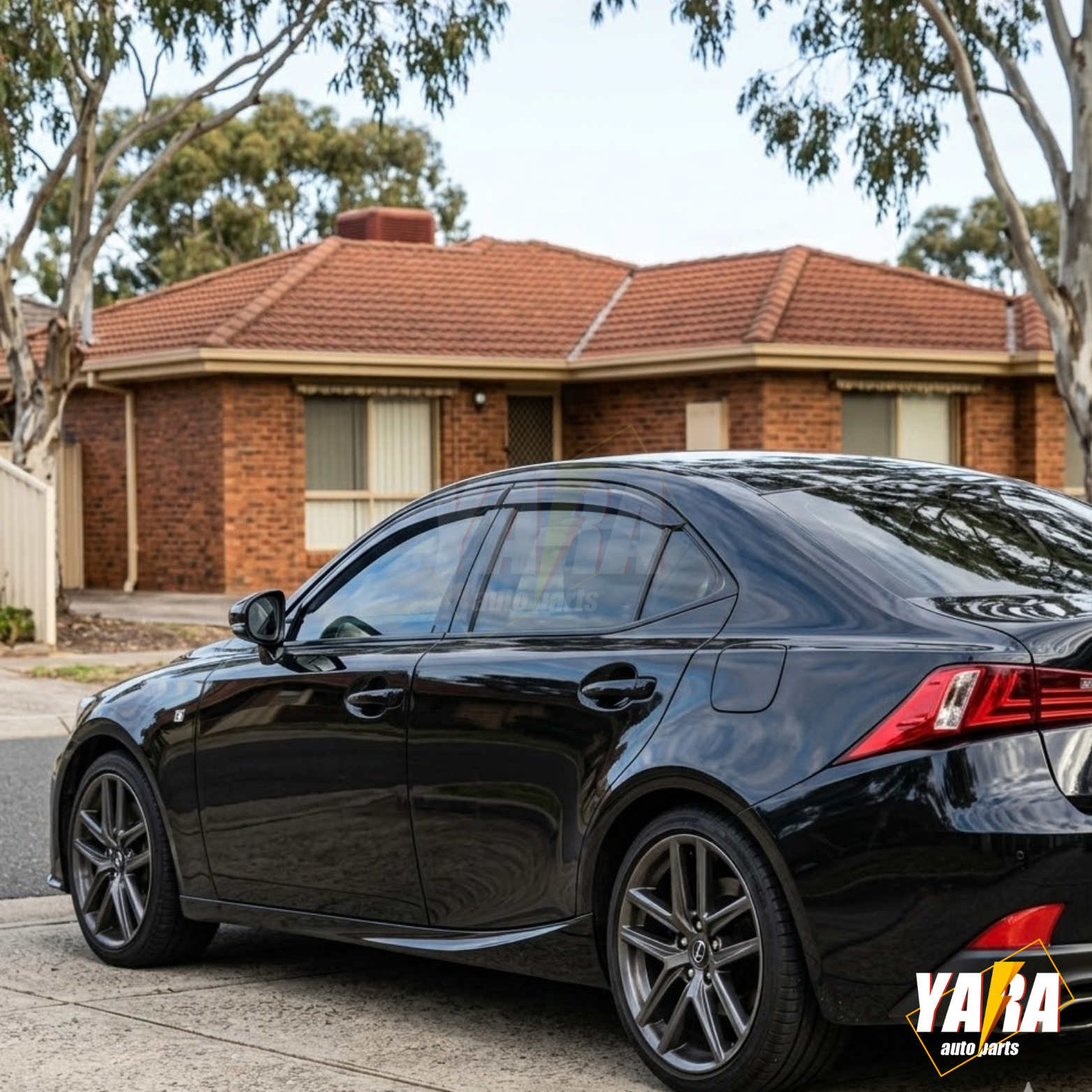 Premium Weather shields Weathershields suitable for Lexus IS-250/300/350 2013-On