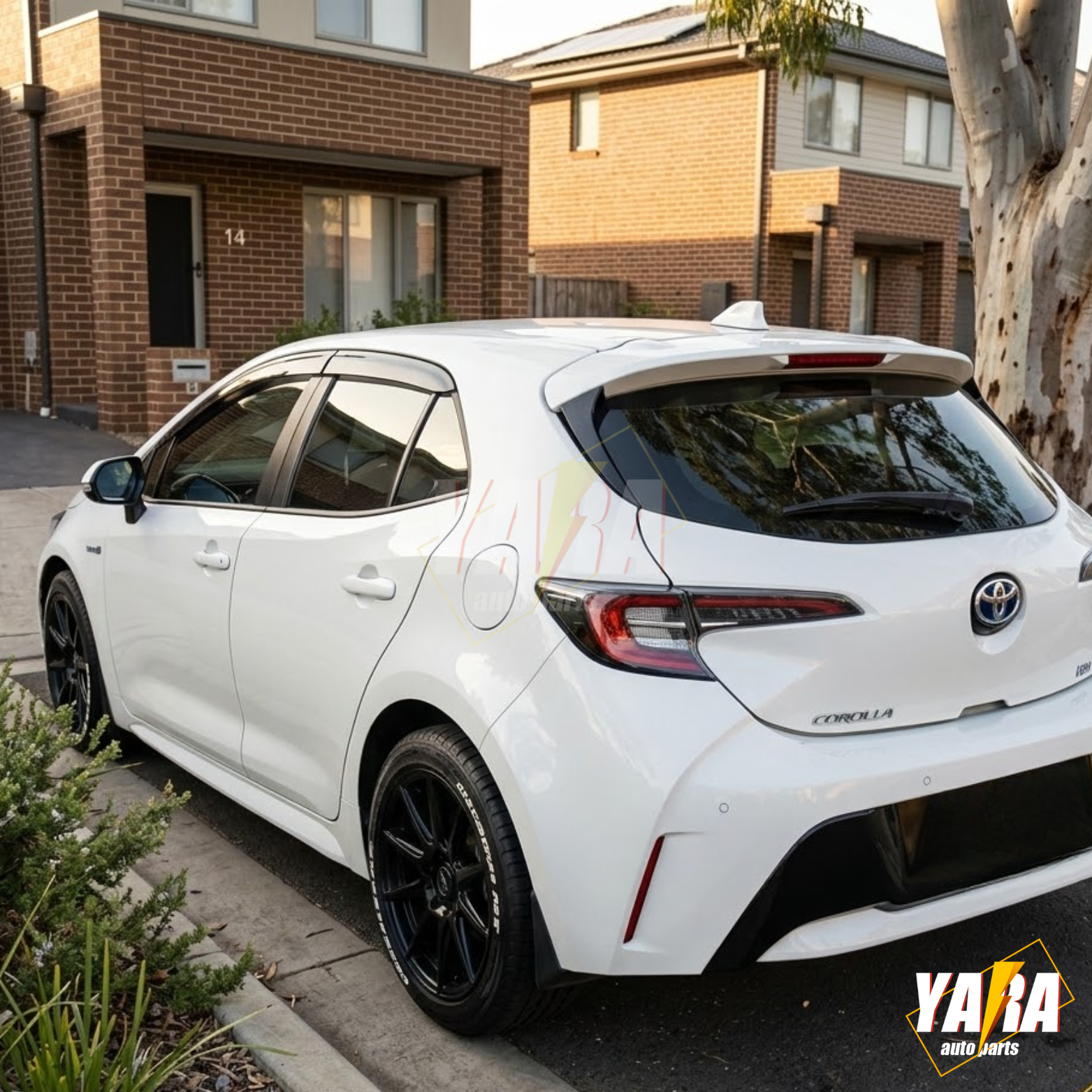 Weather shields weathershields WindowVisor suitable for Corolla Hatch 5D 2018-2026