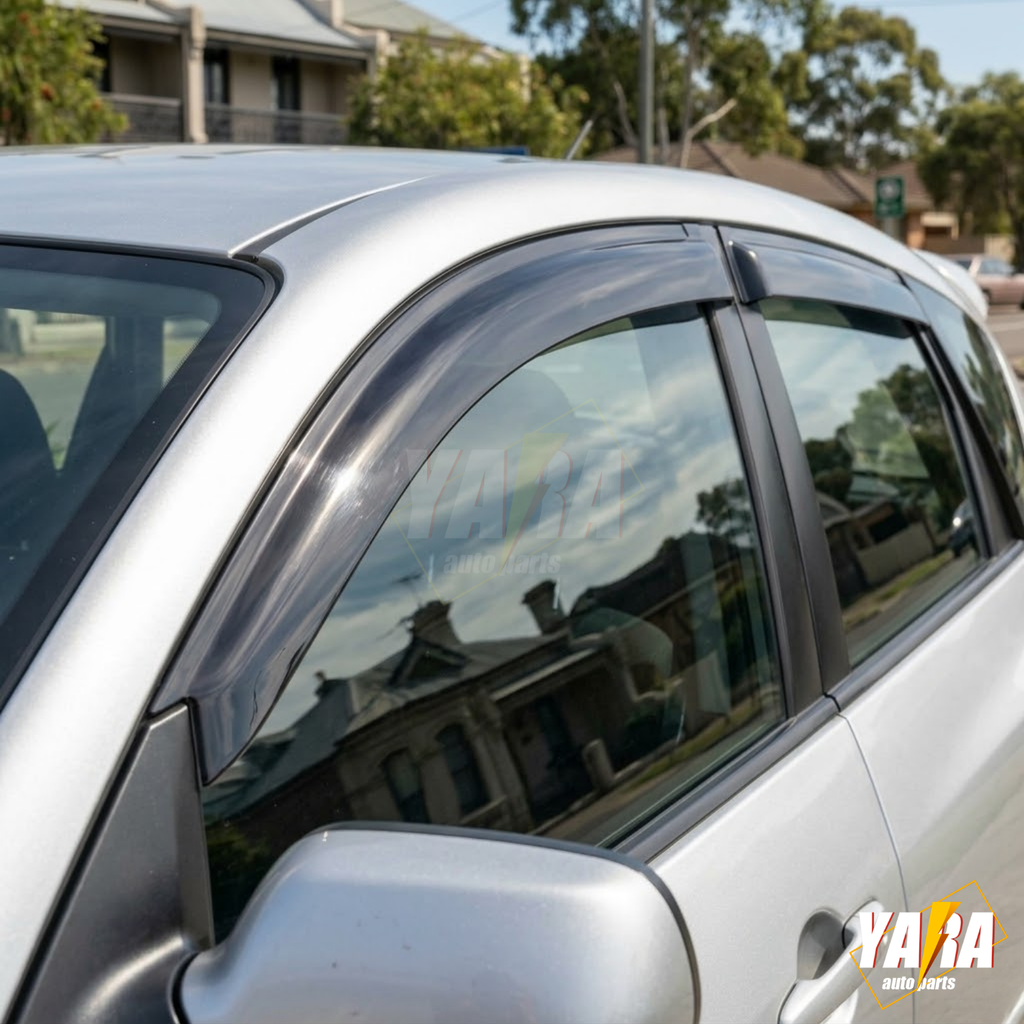 Weather shields Window visors Suitable for Mazda 3 hatchback 2004-2009