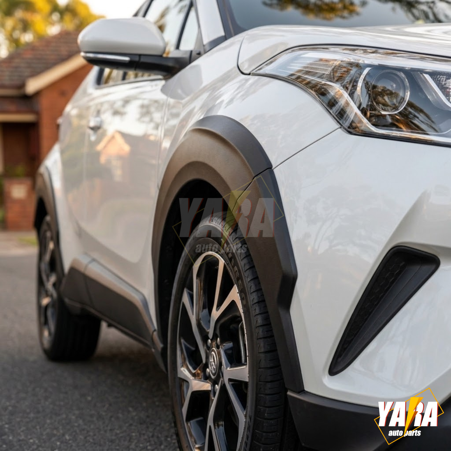 Injection Fender Flares Wheel Arch Matt Black 6PCS Fits Toyota C-HR CHR 2017-2023