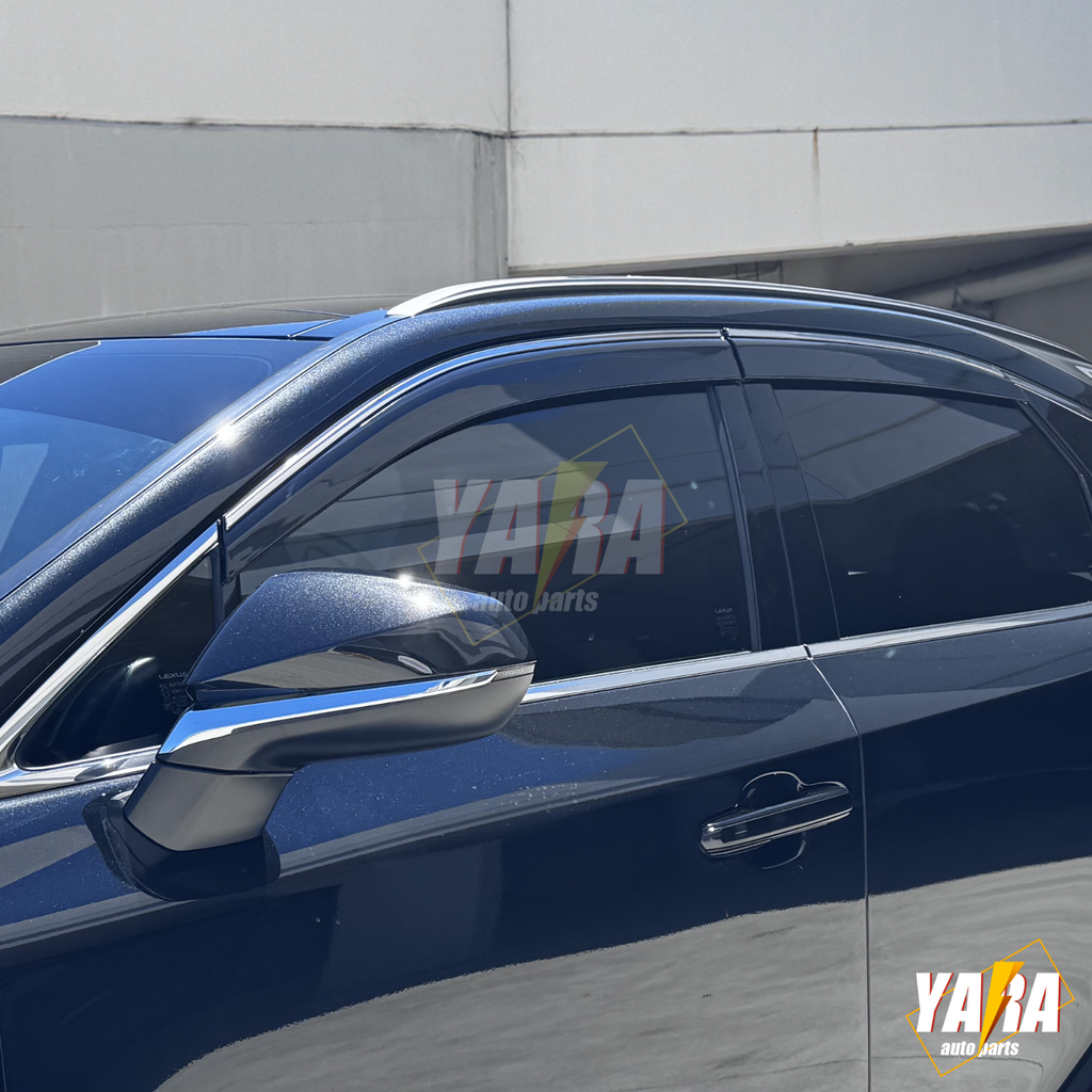 Inection Stainless Weather Shields for Lexus RX Series 2022-Onwards 4pcs