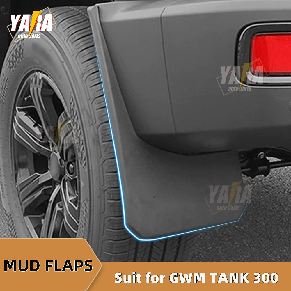 Mud Flaps Splash Guards for GWM Tank 300 – Full Set Front & Rear (2021-2025)