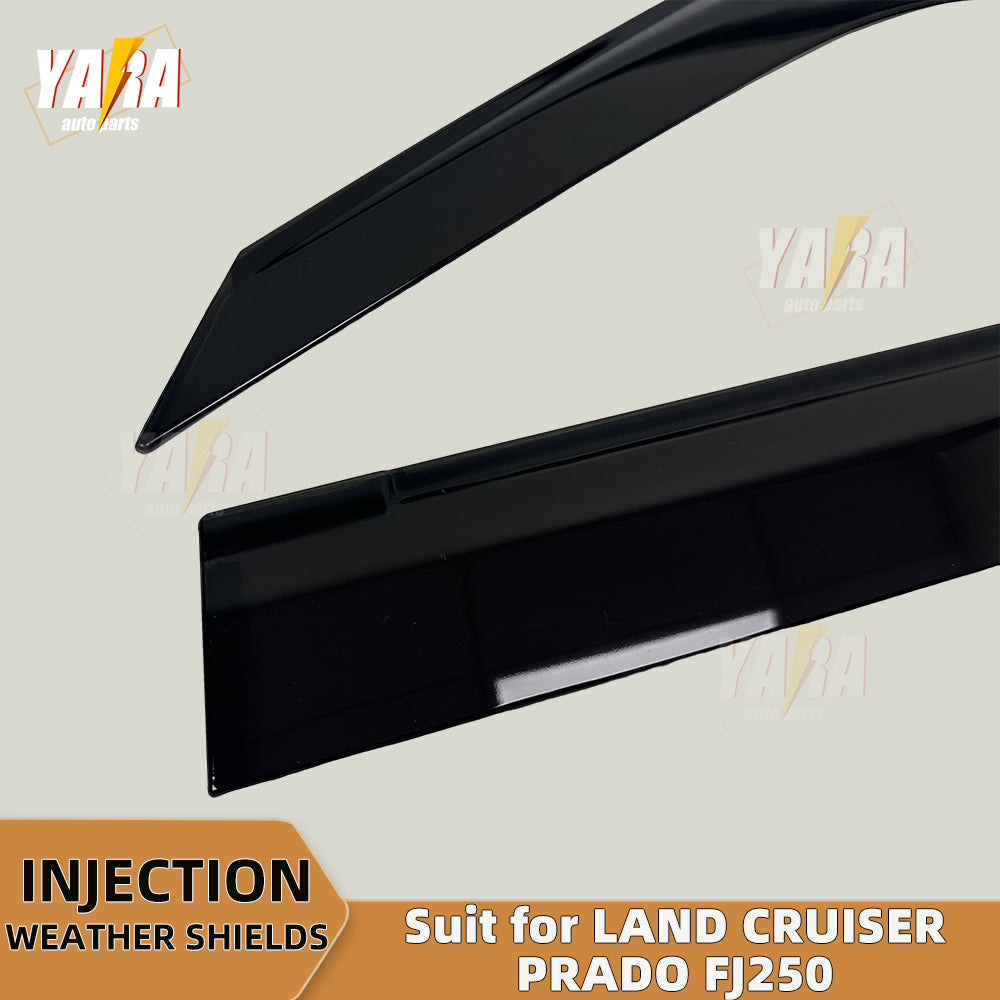 Injection Weather Shields for Toyota Land Cruiser Prado FJ250 (2024+) – Slimline Window Visors