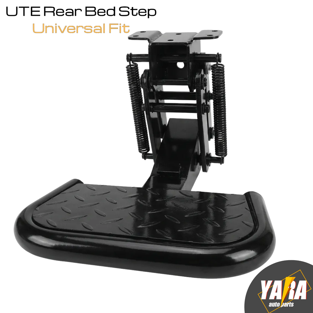Heavy Duty Universal Retractable Tailgate Bed Step for Pickup Trucks & UTEs | 180kg Capacity