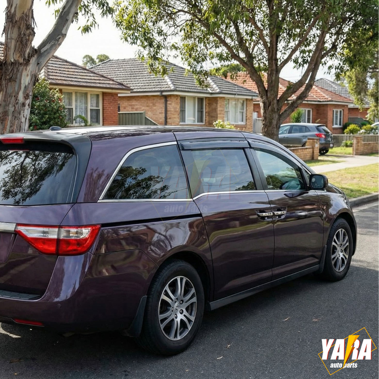 OEM style Weather Shields  Window Visors for HONDA Odyssey 2009-2013 tinted