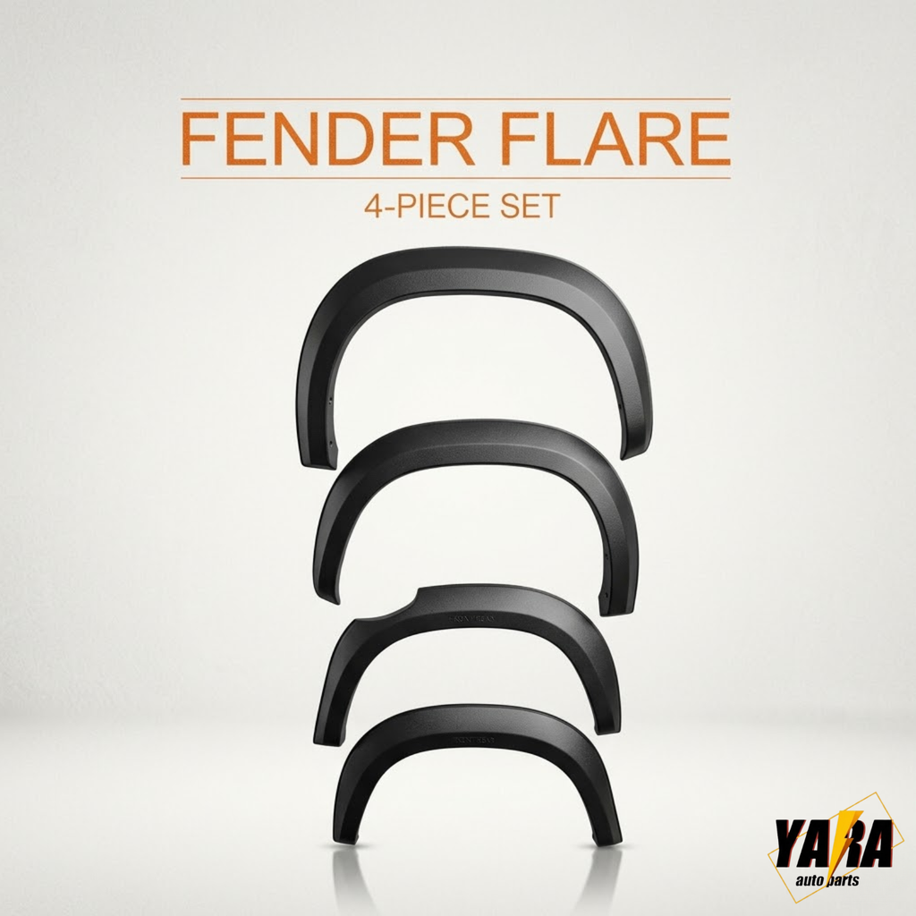 Matte Black Fender Flares for Mercedes X-Class 2017+ | 4PCS Kit