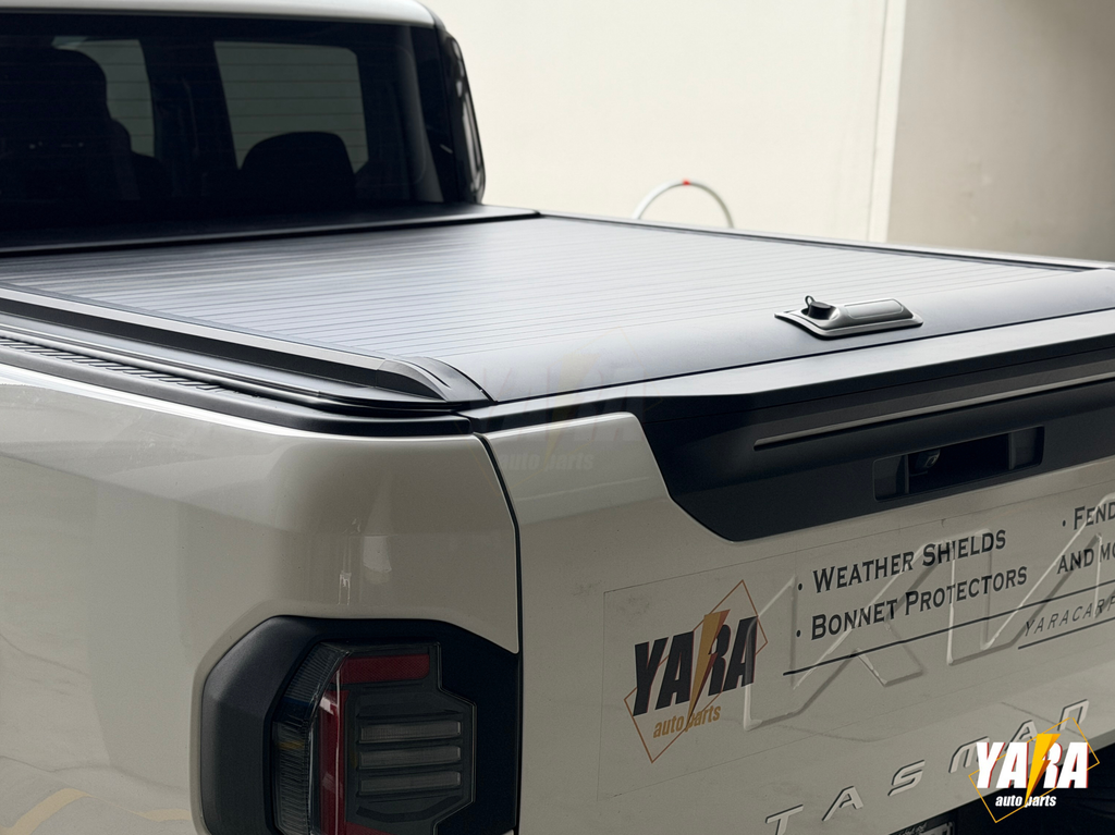 Kia Tasman Manual Roller Shutter | Lockable Aluminium Hard Lid (2025+)