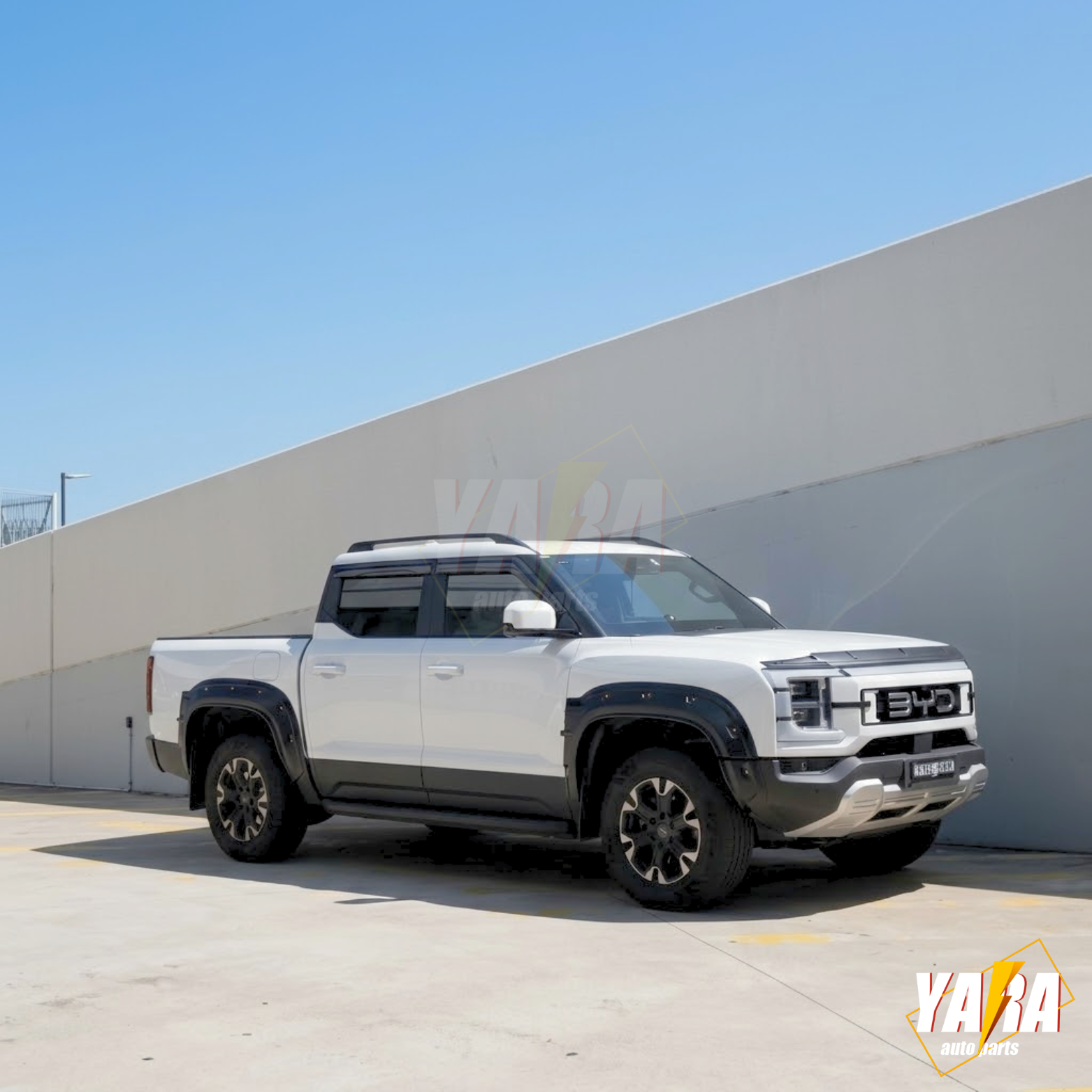 BYD Shark 6 Fender Flares 2024+ 60mm  Pocket Style Matte Black 6PCS