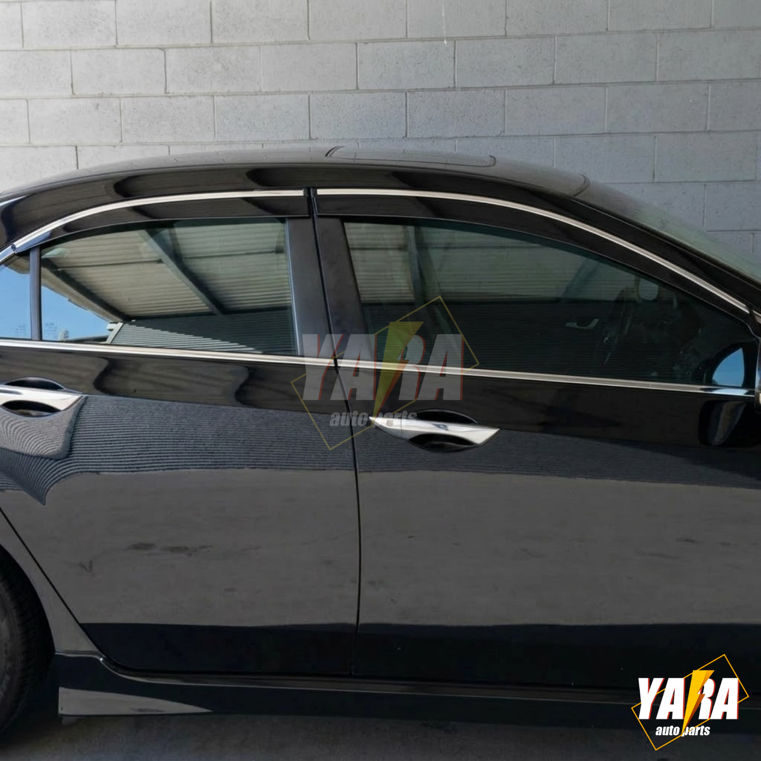 Injection  Weather Shields Window Visors for Honda Accord Euro 8th Gen 2008-2014