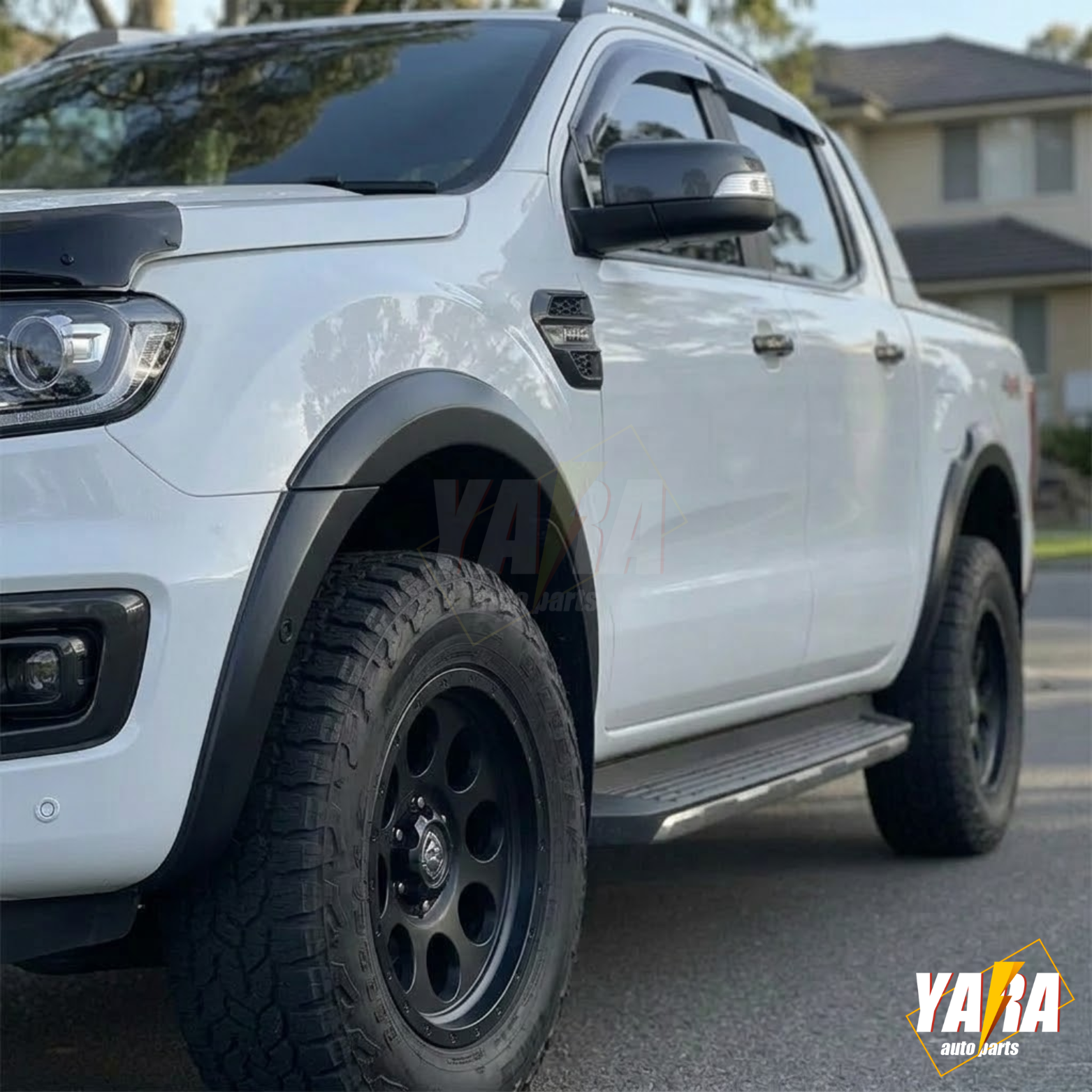 Slim Style Fender Flares for Ford Ranger PX3 MK3 2019–2022 (With Sensor Only)