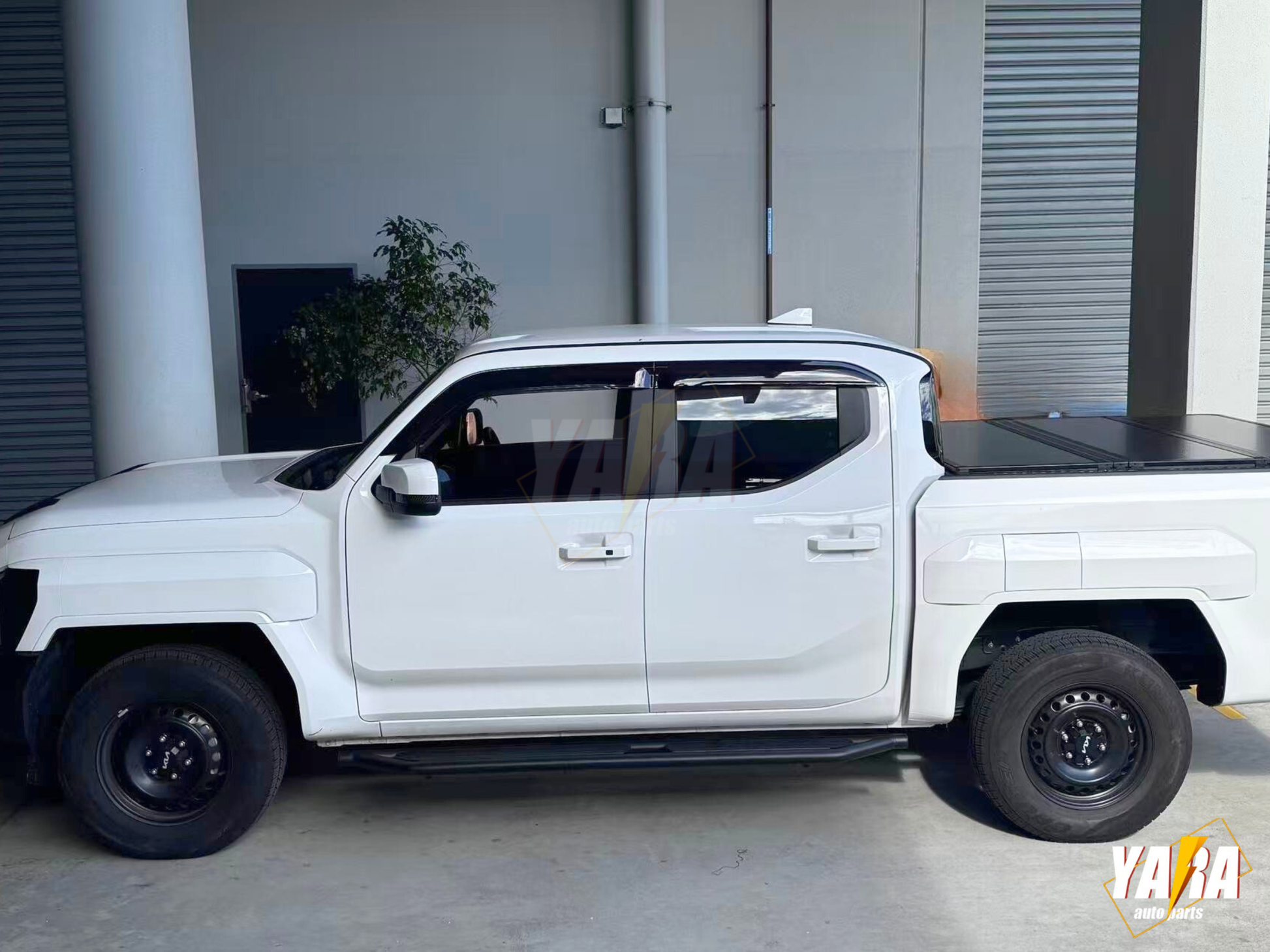 Kia Tasman Heavy Duty Steel Side Steps | Off-Road Rock Slider Style Running Boards (2025+)