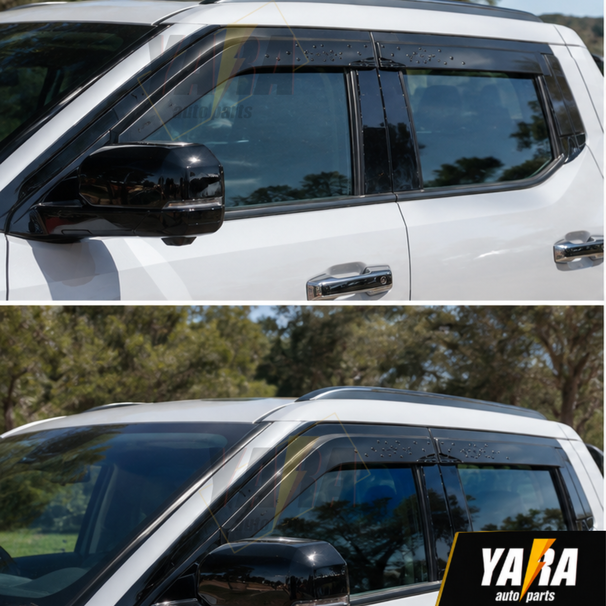 MG U9 Signature Weather Shields 2025-Onwards 4PCS Dark Tinted