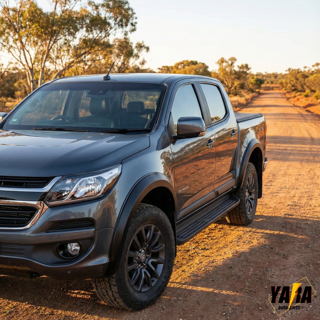 Slim Matte Black Fender Flares for Holden Colorado 2016–2022 | 6PCS Kit