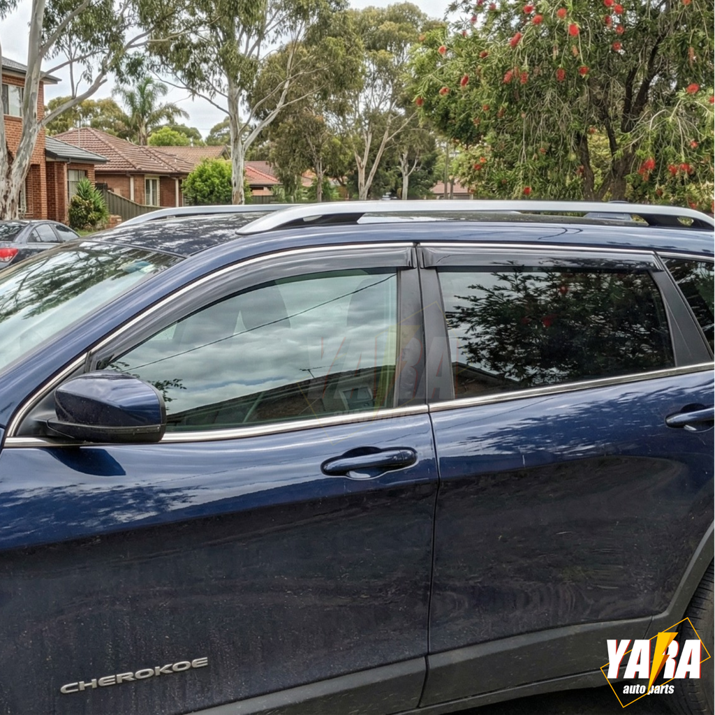Injection Weather Shields Weathershields Suitable for Jeep Cherokee 2014-2018