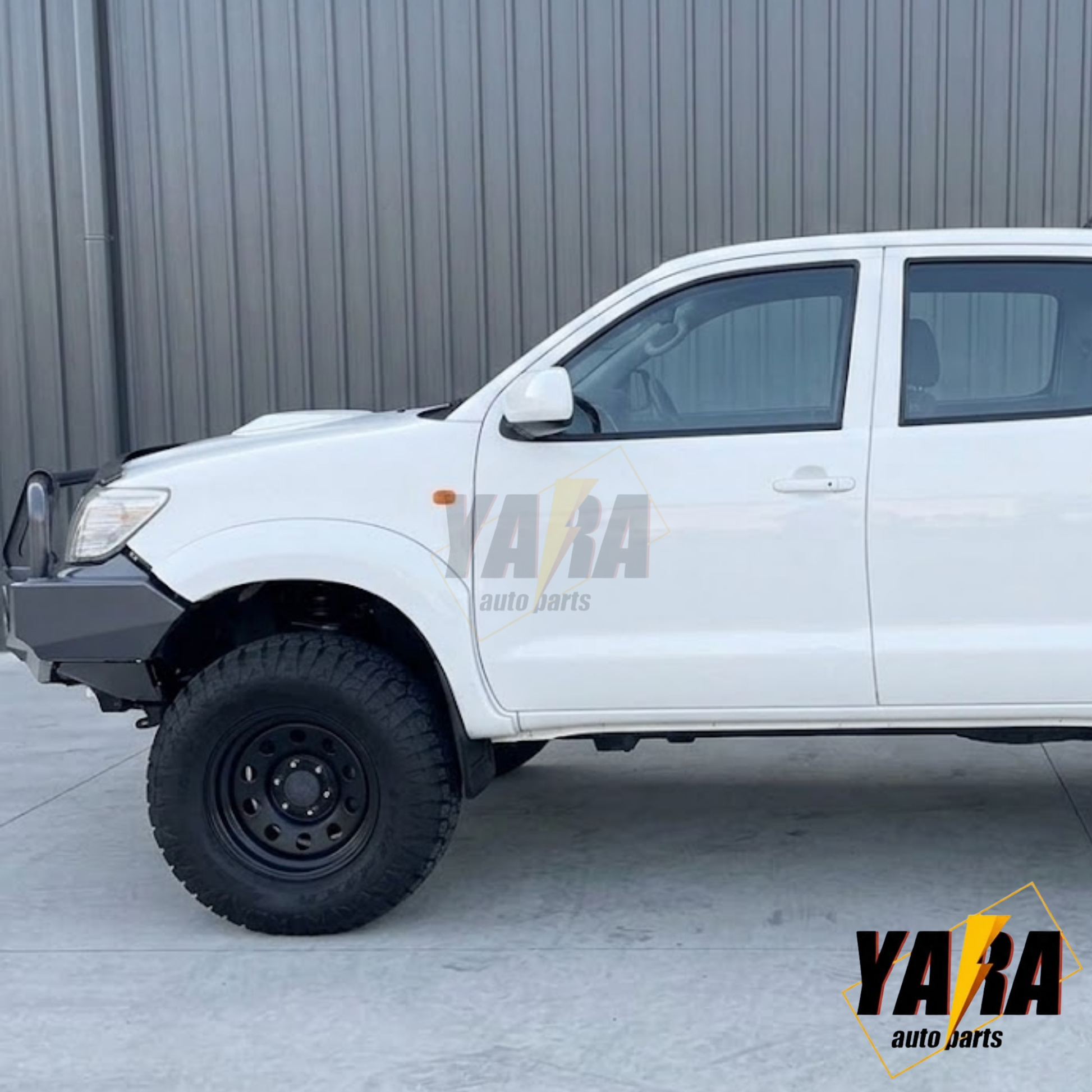 Fender Flares Front 2PCS For Toyota Hilux SR SR5 2011–2015 40MM White
