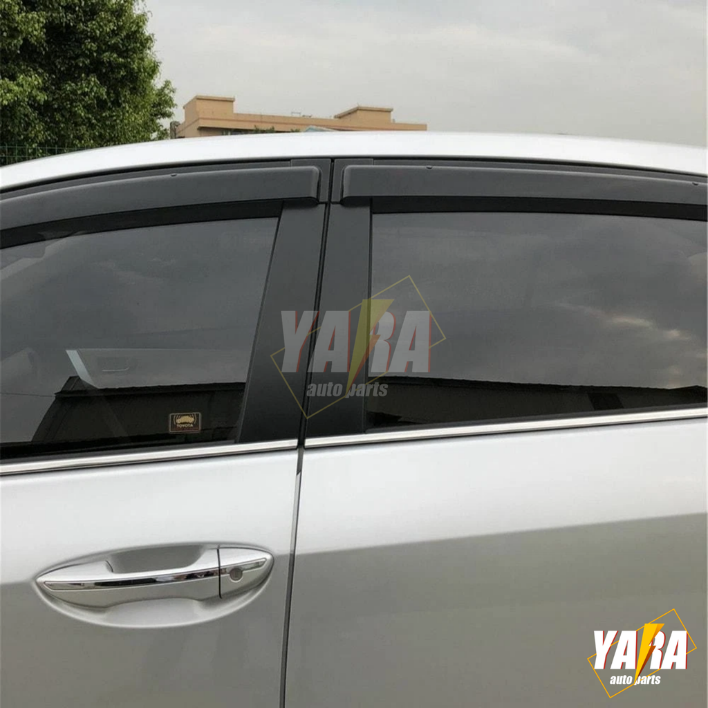 Injection Weather Shields Weathershields suitable for Corolla  Sedan 2013-2019