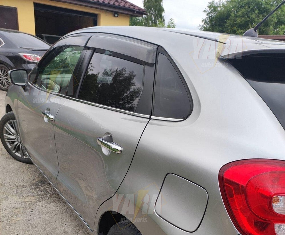 INJ Weather shields Weathershields Window visors for Suzuki Baleno 2016-2022