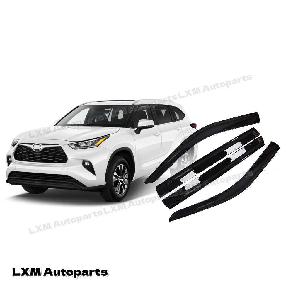Premium weather shields suit for Toyota Kluger 2021+ 4pcs weathershields tinted