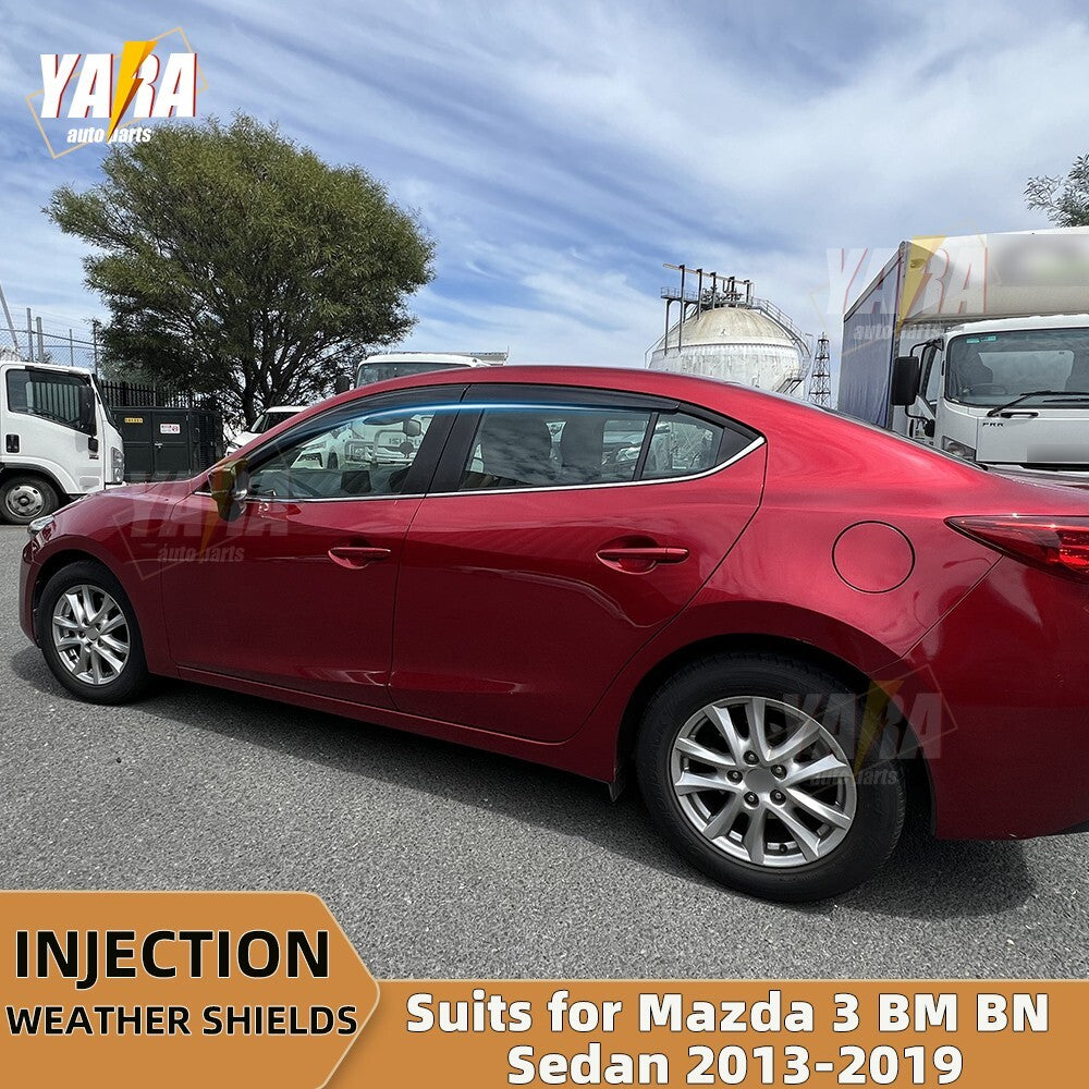 Premium WeatherShields Weather Shields suits for Mazda3 BM BN Sedan 2013-2019