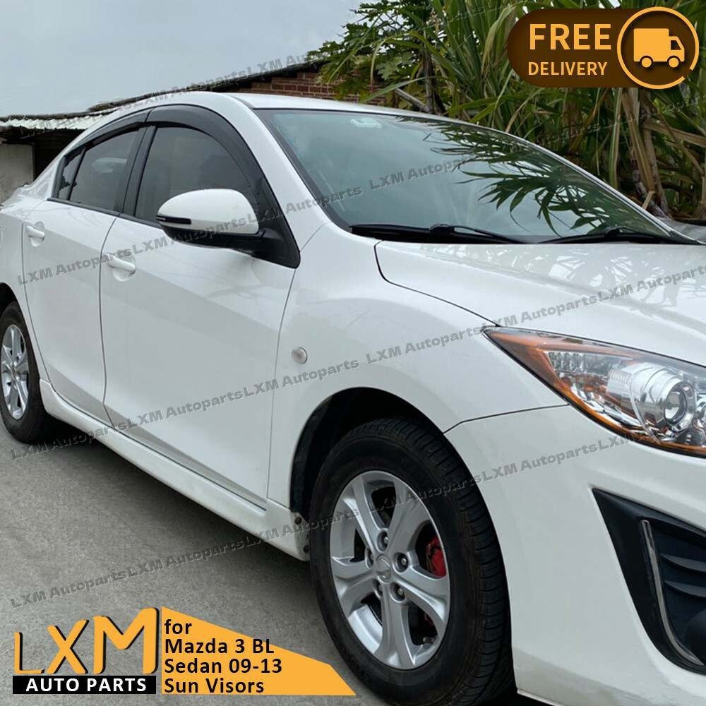 Luxury Weathershields Weather shields for Mazda 3 BL Sedan 09-13 Sun Visors