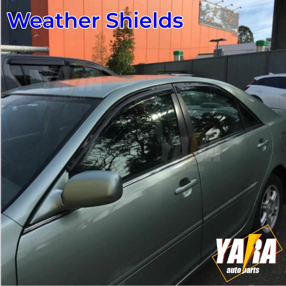Weather Shields Weathershields suitable for Camry XV30 2002-2006 Tinted 4pcs