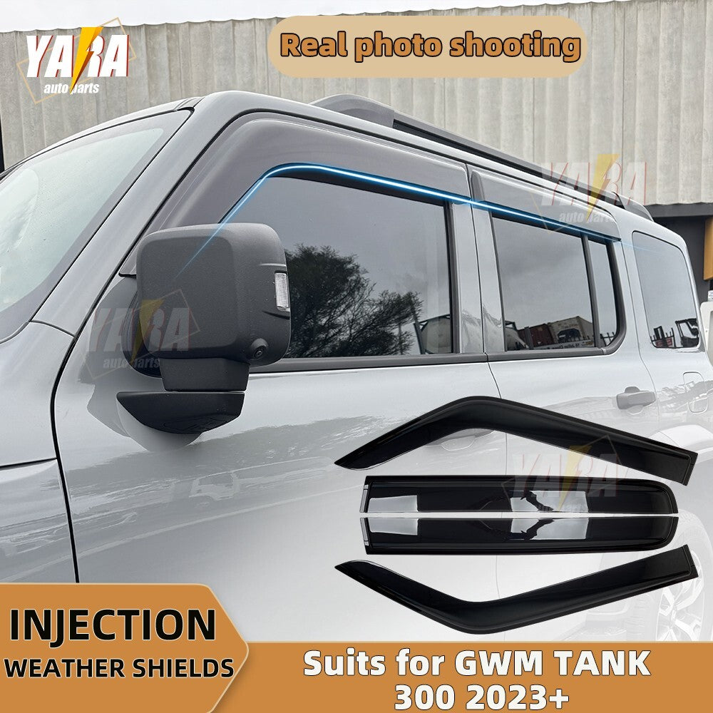 thumbnail image 2 of AWDNDECOR Weather Shields Window Visors For GWM Tank 300 (2023+) 2 of 4