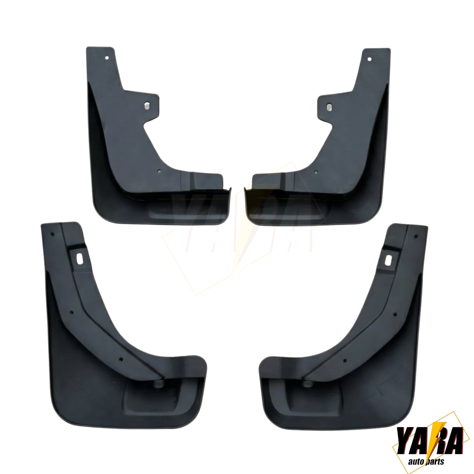 4x Black Mud Flaps Splash Guards Mudguard Fenders For LDV D90 2017-2025