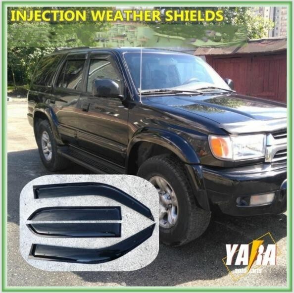INJ Weather Shields Weathershields Suitable for 4Runner Hilux Surf 185 1996-2002