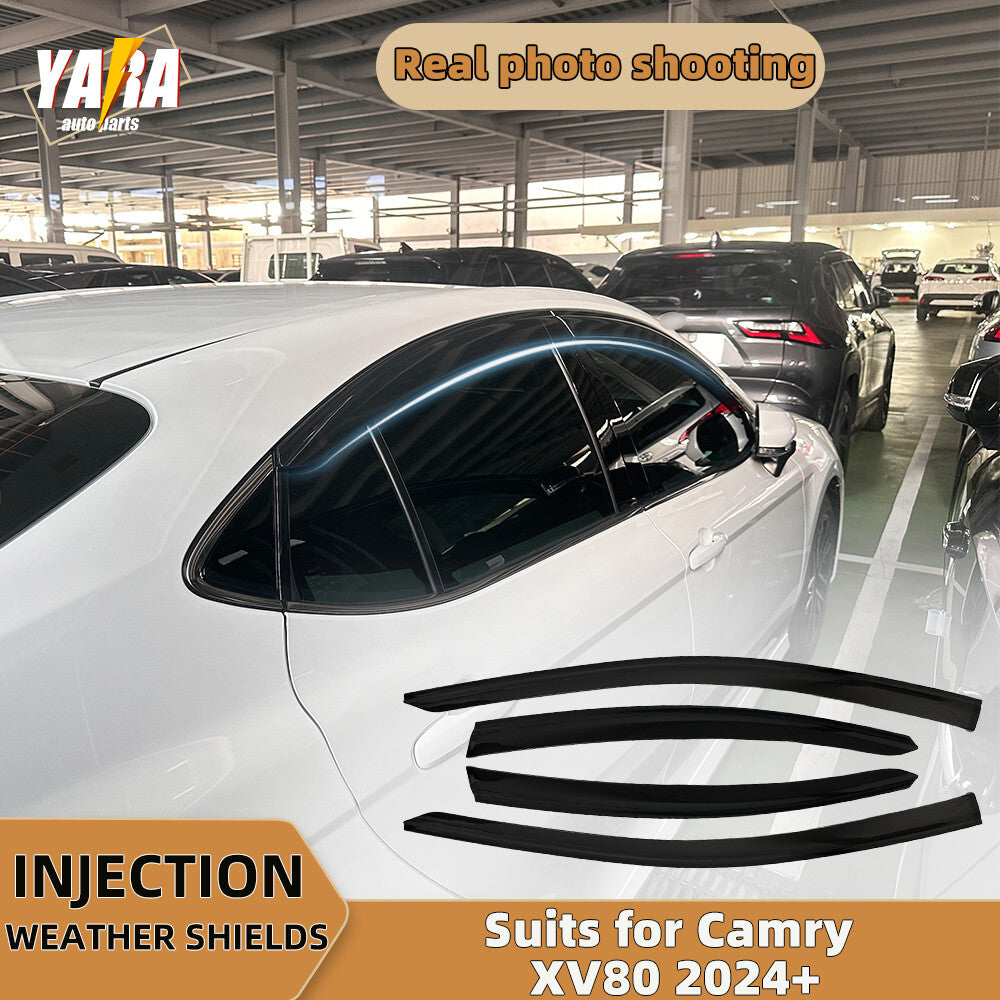 YARA Luxury In-Channel Window Visors For BMW X3 F25 2010-2017 – 4pc Weather Shields