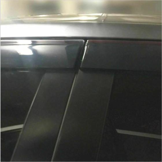 Injection Weather Shields Weathershields Suitable for Mitsubishi Lancer CJ 2007+