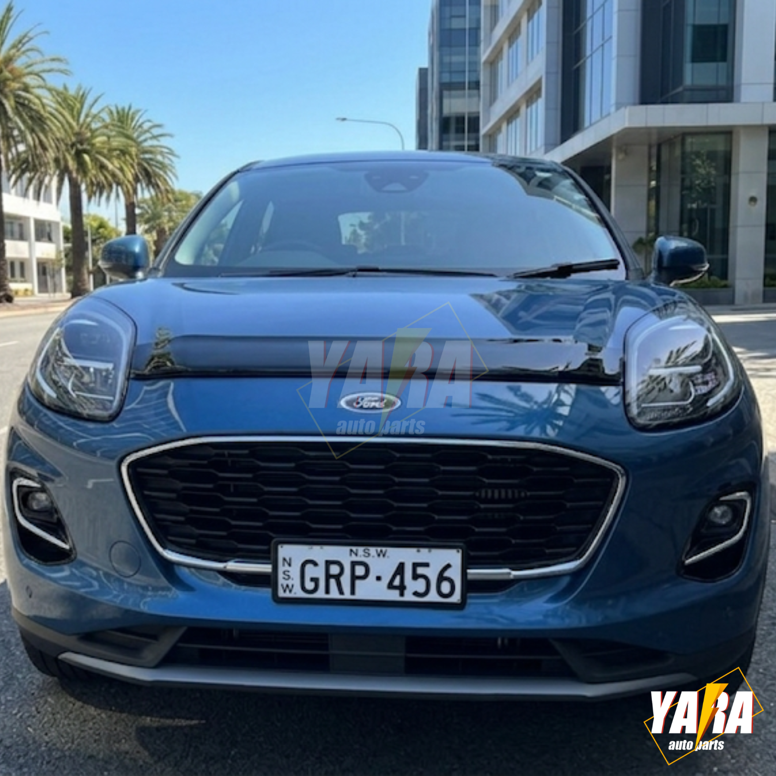 Bonnet Protector Suitable for Ford Puma 2020+ Dark Tinted