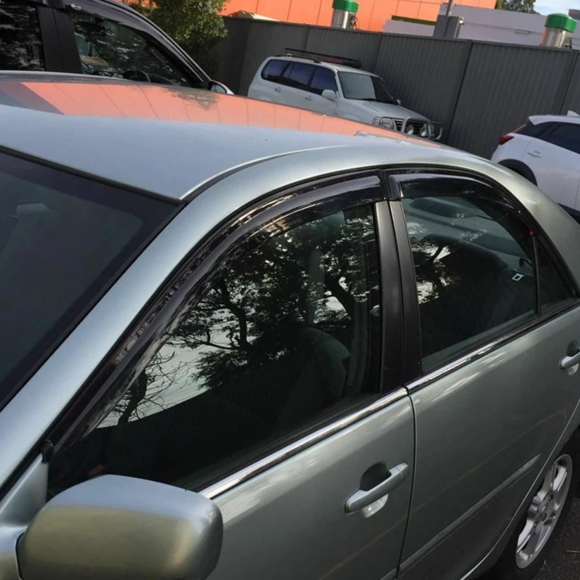 Weather Shields Weathershields suitable for Camry XV30 2002-2006 Tinted 4pcs