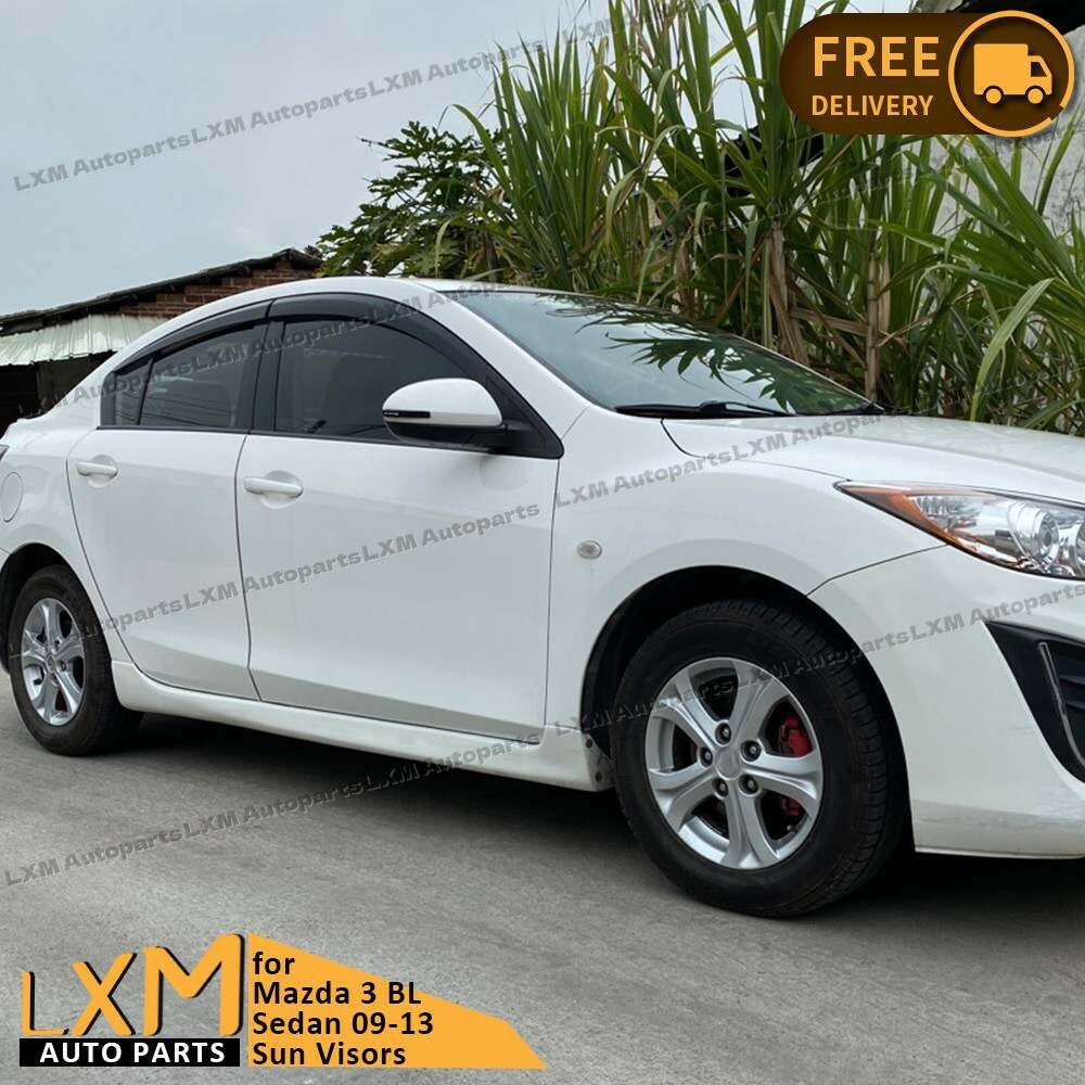 Luxury Weathershields Weather shields for Mazda 3 BL Sedan 09-13 Sun Visors