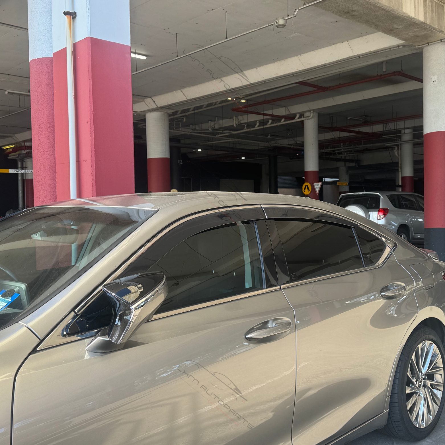 Weathershields Weather shields suitable for Lexus ES300h 2018-2024 tinted